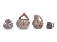 Anasazi Black-on-White Pottery
