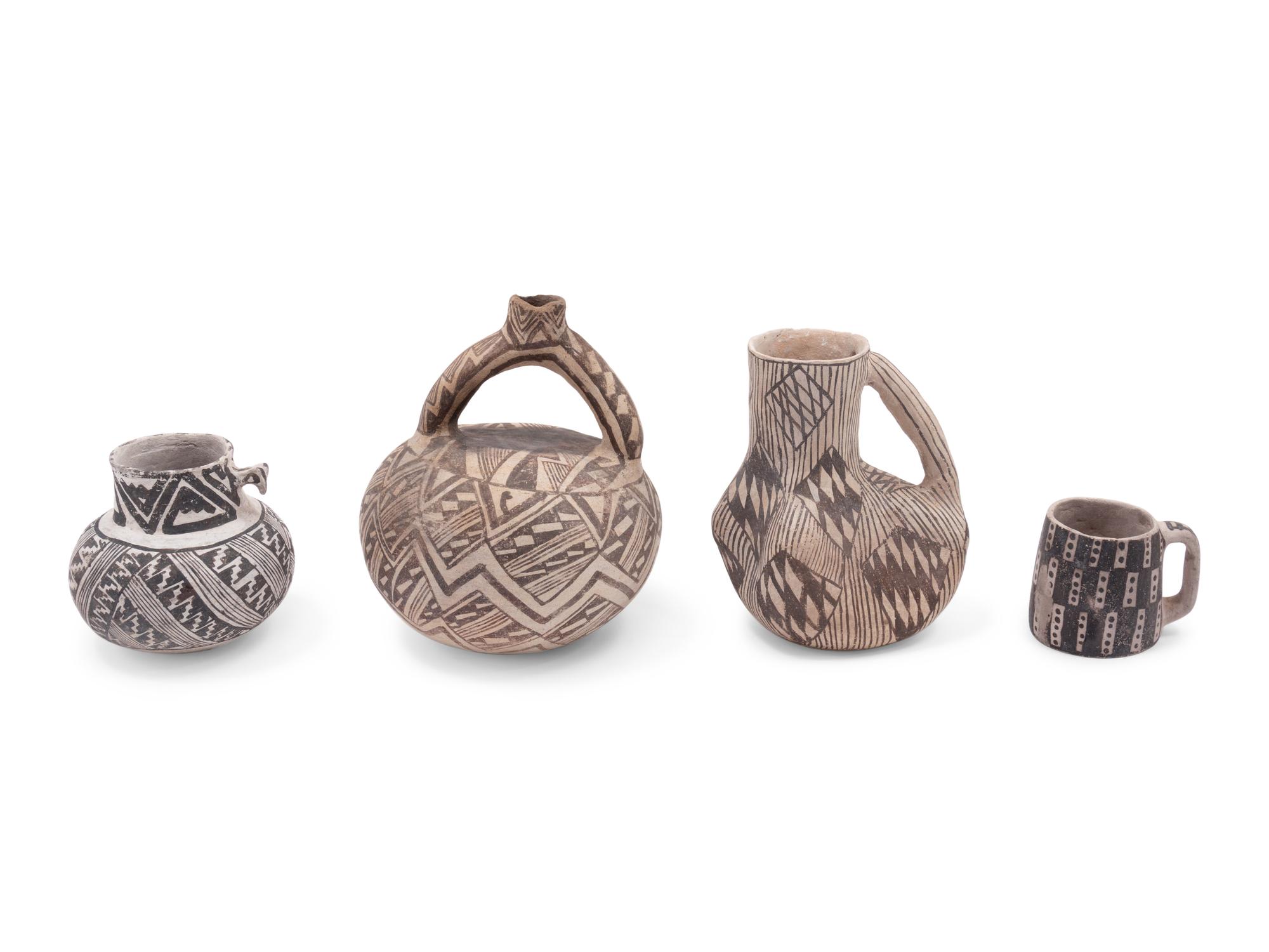 Anasazi Black-on-White Pottery