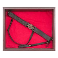 Civil War Era Sword Belt with Museum Grade Replica Belt Plate in Display Box with Book