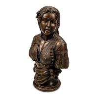 A Patinated Bronze Bust of Rebecca