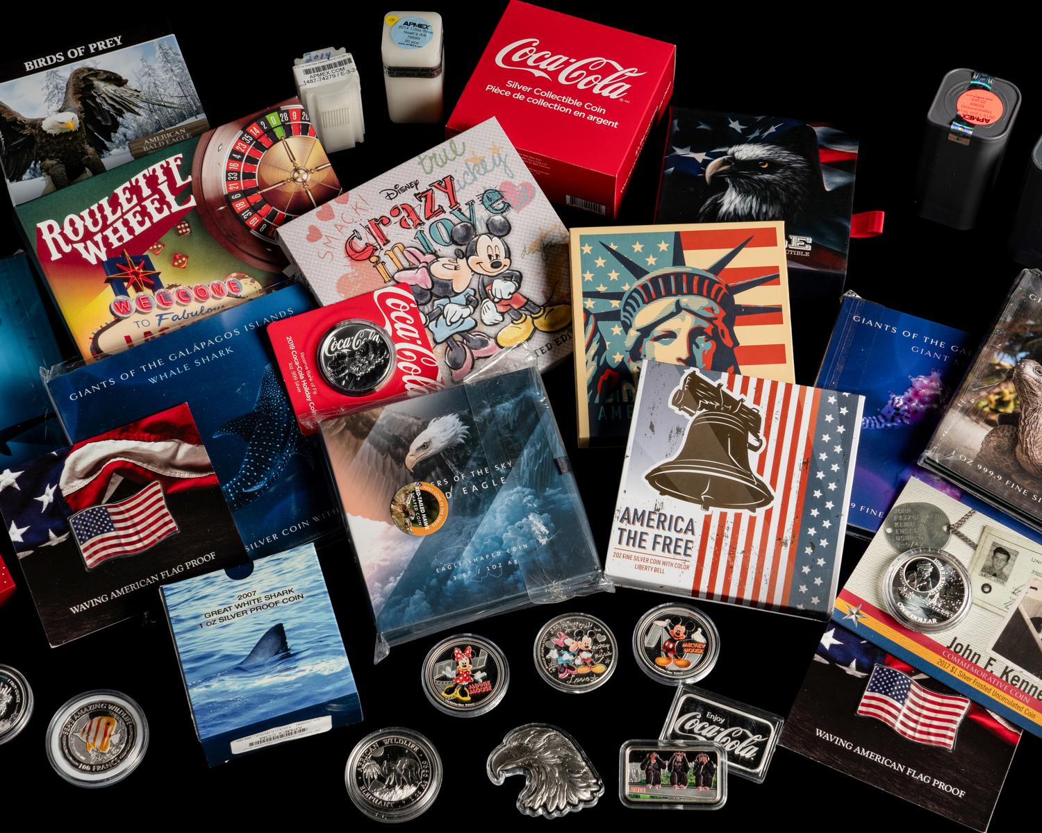 [INTERNATIONAL] A Large Collection of 400 ozt. of Silver Government and Private-Issued Commemorative Coins