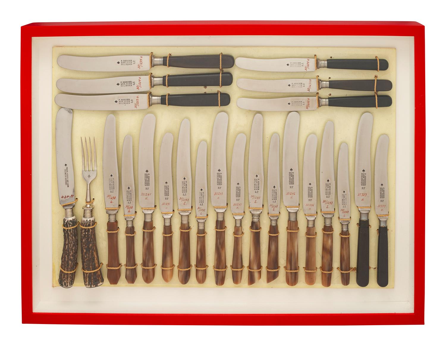 A German Salesman Sample Knife Set