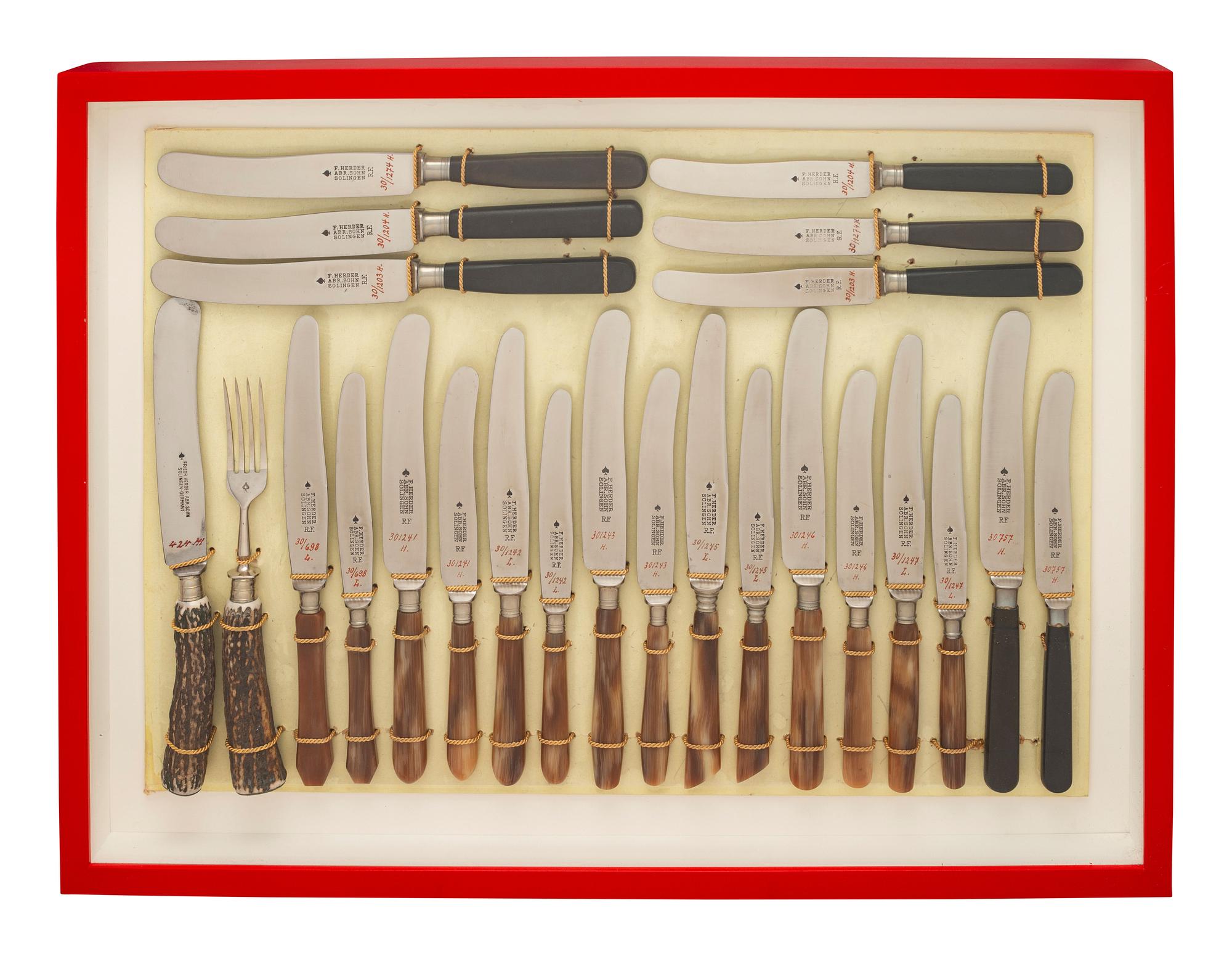 A German Salesman Sample Knife Set