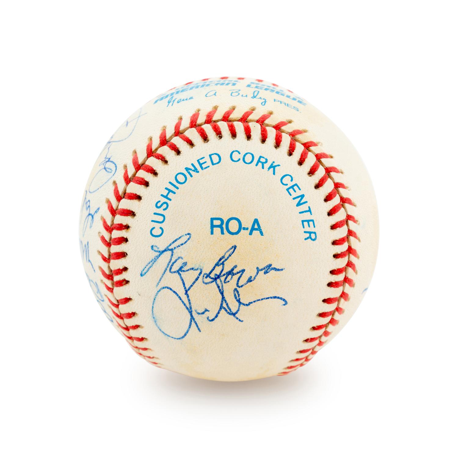 A Group of 19 Los Angeles Angels Signed Baseballs,