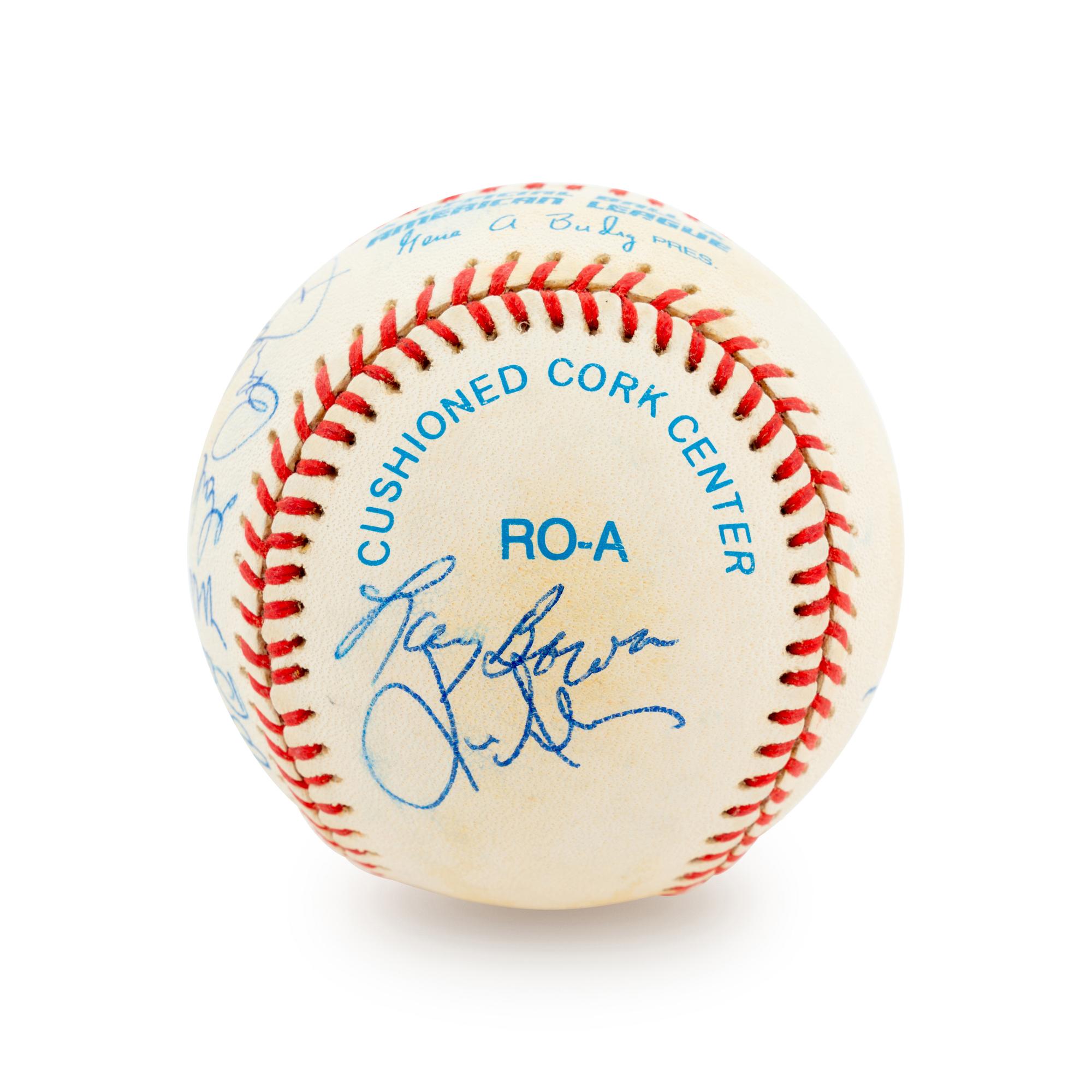 A Group of 19 Los Angeles Angels Signed Baseballs,
