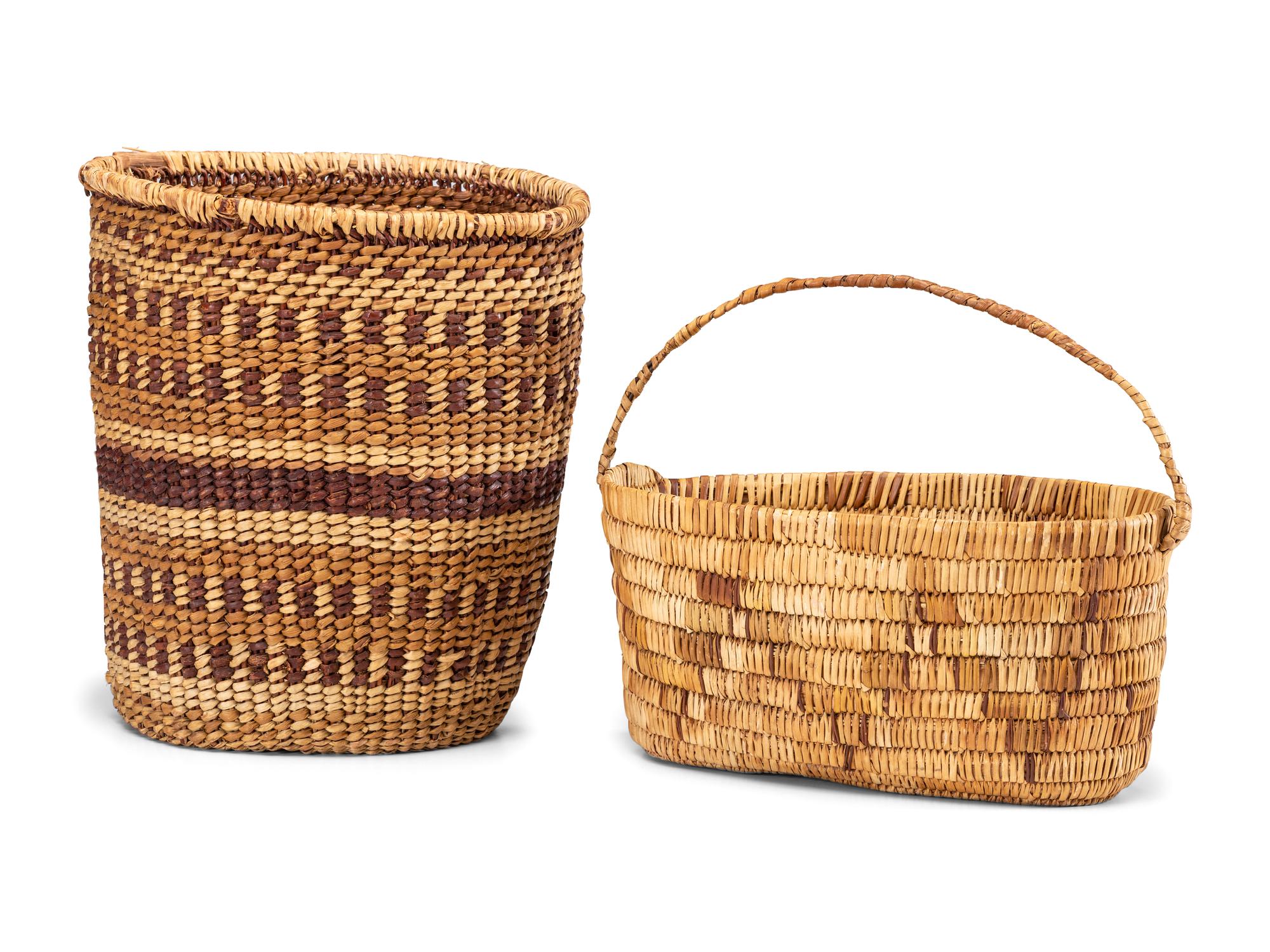 Mescalero Apache and Yavapai Baskets