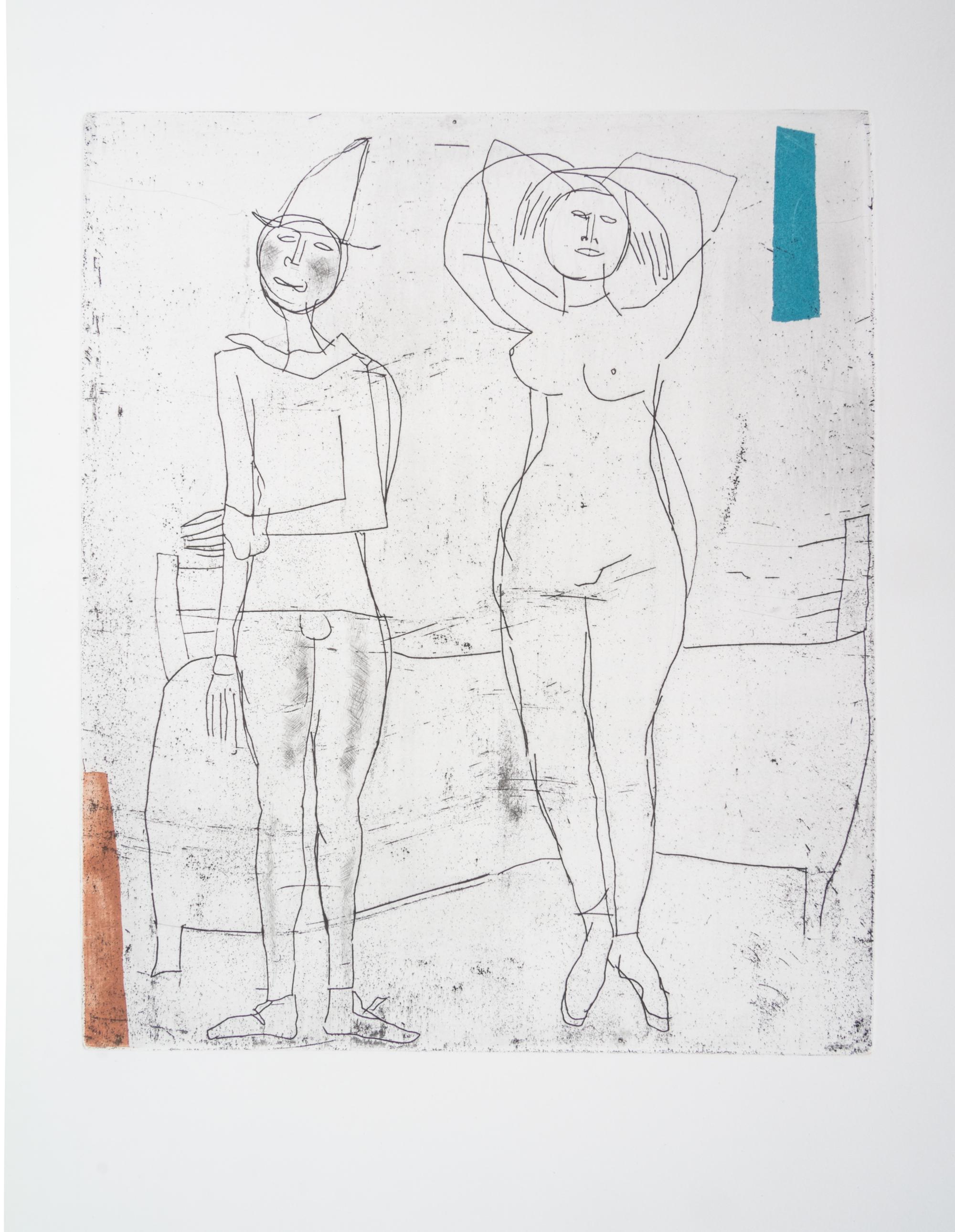 (MARINI, MARINO) MARINI, EGLE. Tout pres de Marino. Paris, 1971. Limited, signed. Set of 10 etchings.