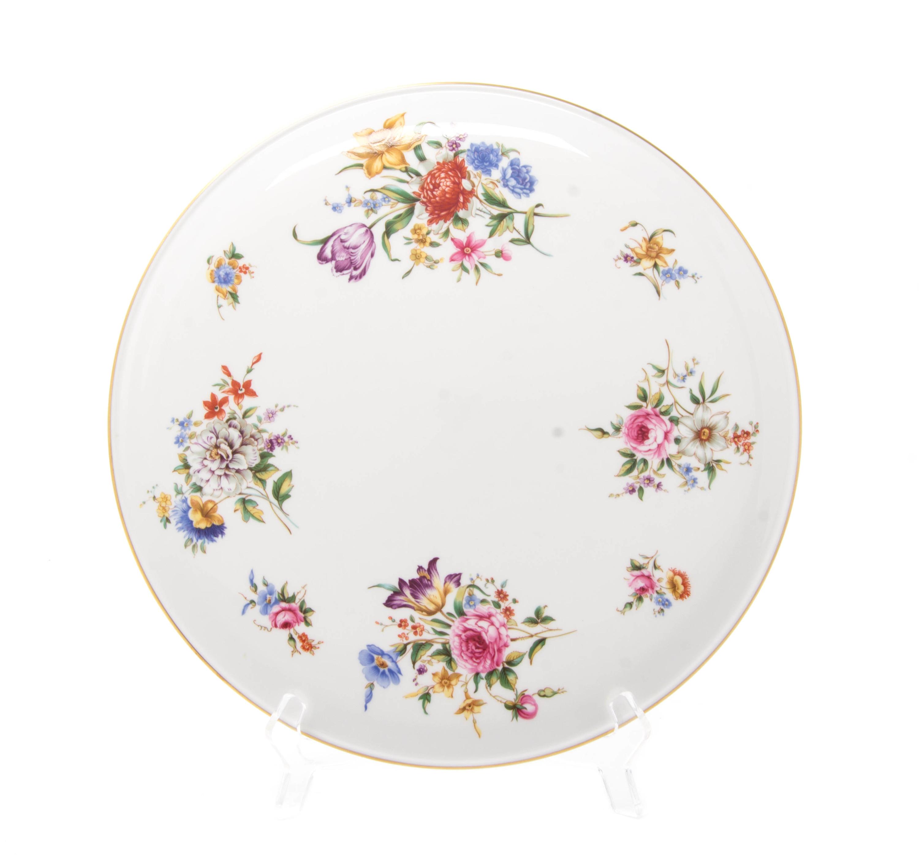 Royal Worcester Warming Plate Diameter 12 5/8 inches.