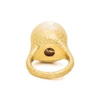 CULTURED GOLDEN PEARL RING