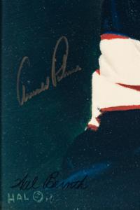 An Arnold Palmer Signed Autograph Original Print