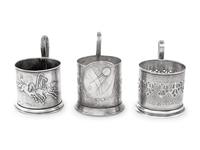 A Group of Three Russian Zarfs