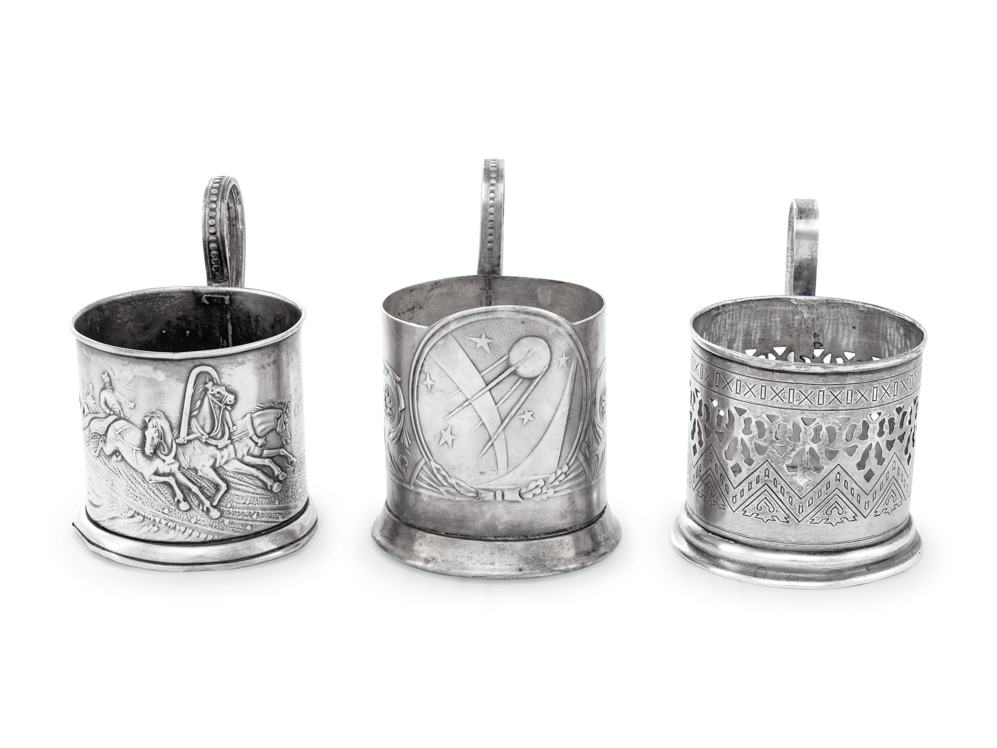 A Group of Three Russian Zarfs