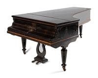 A Victorian Calamander Concert Grand Piano