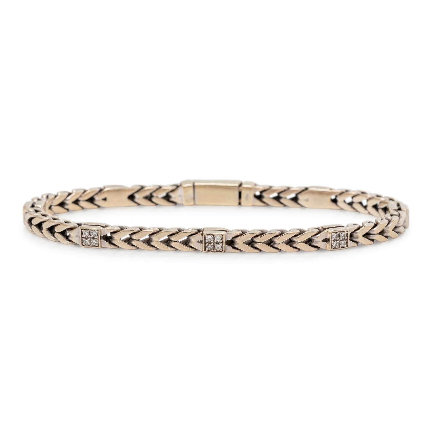 WHITE GOLD AND DIAMOND BRACELET