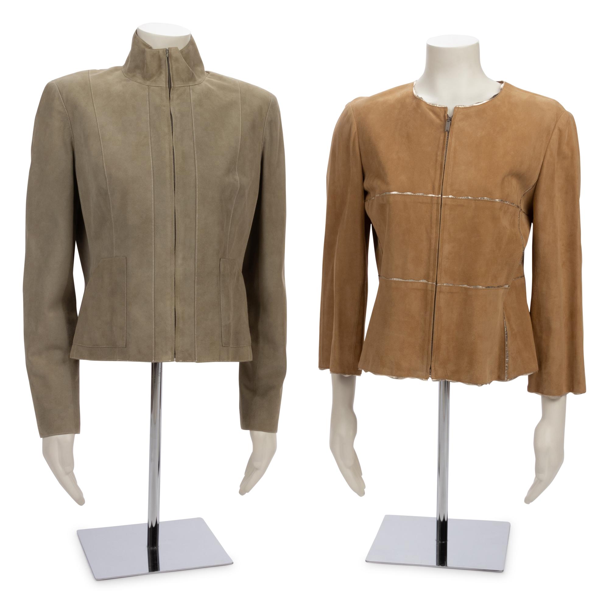 Two Chanel Suede Jackets, 2000-2003