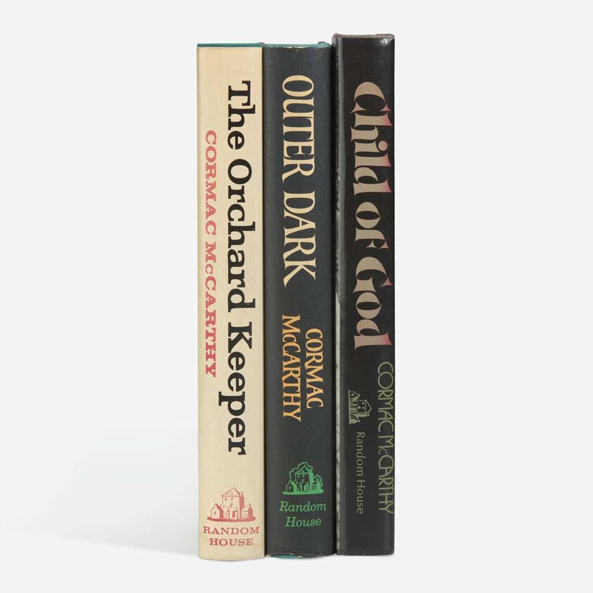 [Literature] McCarthy, Cormac Group of 3 First Editions