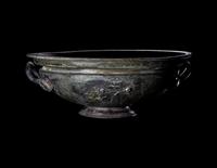 An Etruscan or South Italian Bronze Basin