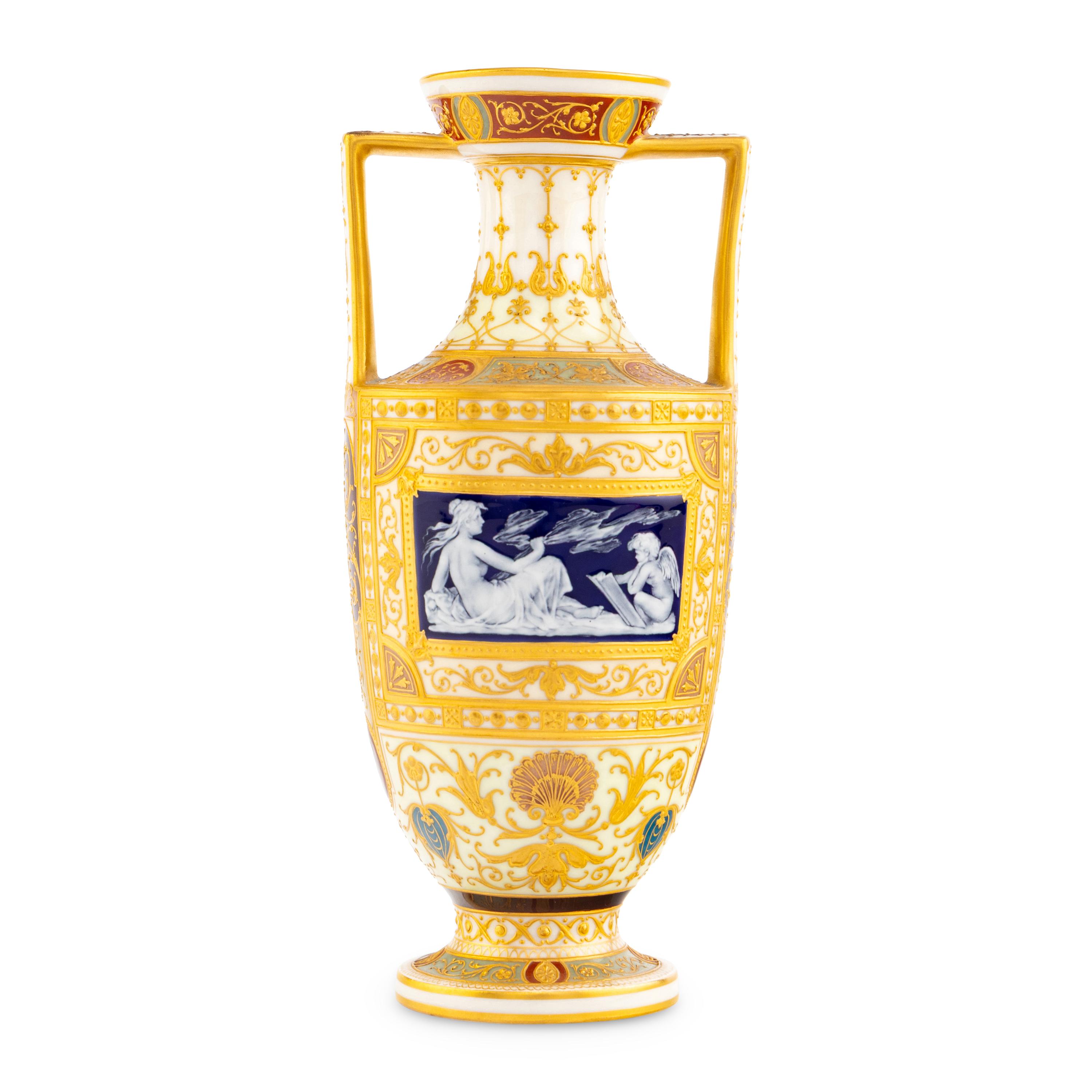 A Berlin (K.P.M.) Pâte-sur-Pâte Vase