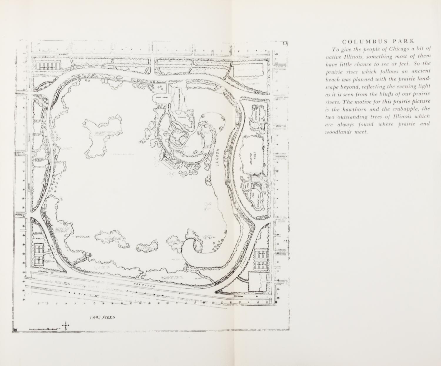 (LANDSCAPE ARCHITECTURE) JENSEN, JEN. Siftings. Chicago, 1939. Signed.