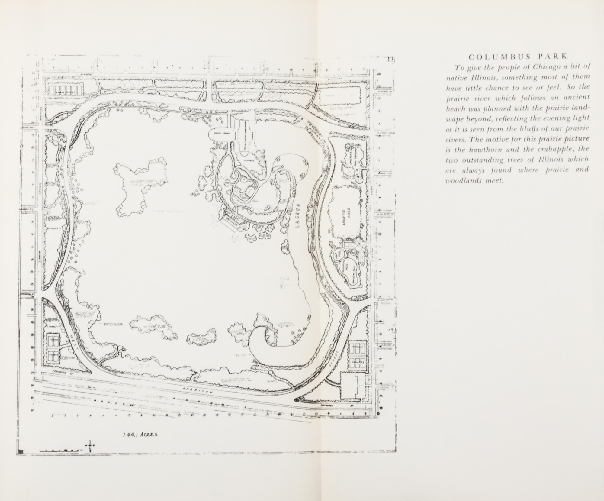 (LANDSCAPE ARCHITECTURE) JENSEN, JEN. Siftings. Chicago, 1939. Signed.