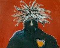 Indian with Heart , circa 1970