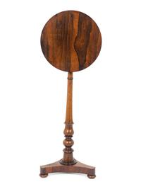 A Regency Rosewood Tilt Top Reading Stand — 19TH CENTURY