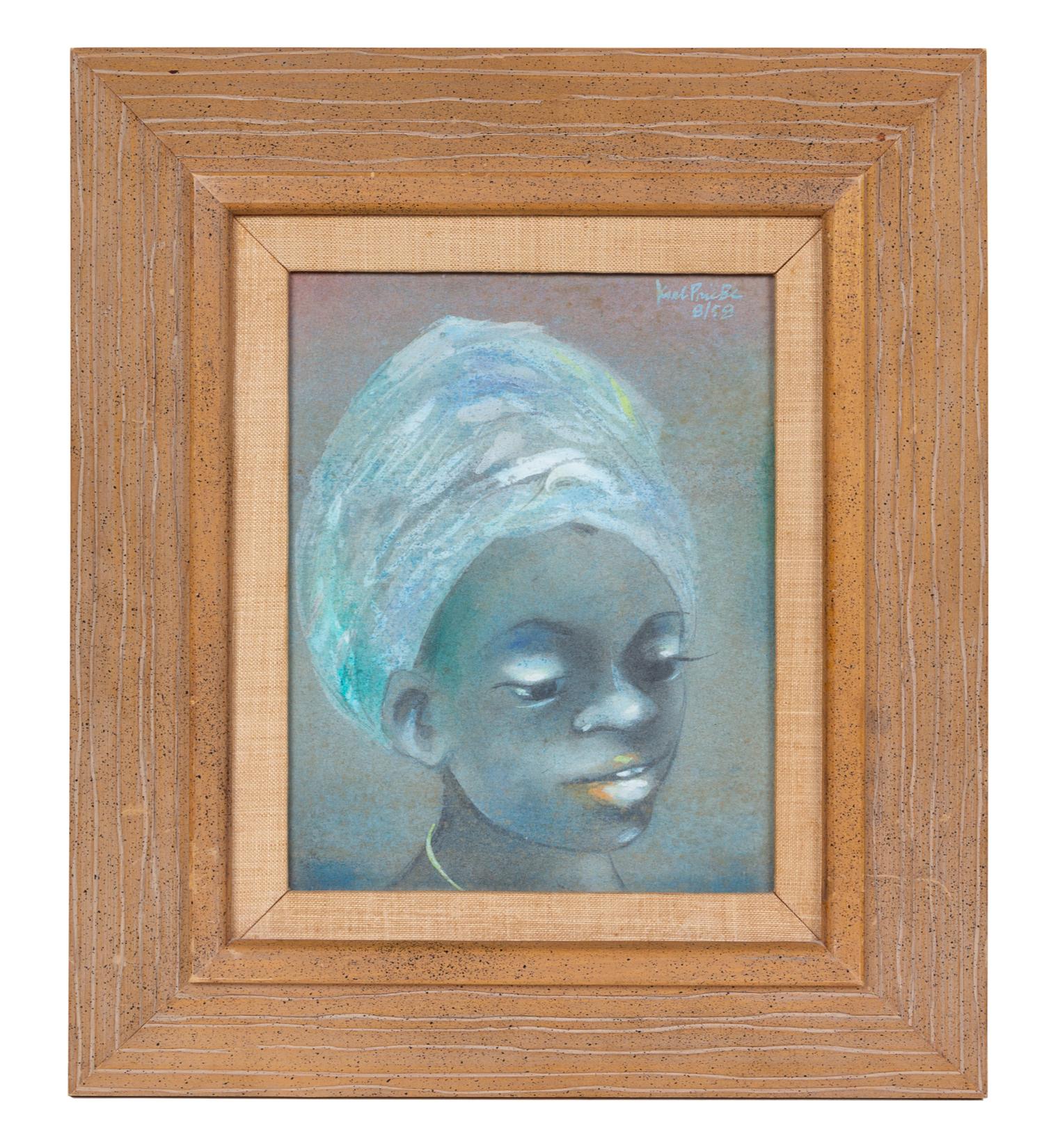Karl Priebe (American, 1914-1976) Portrait of a Woman…