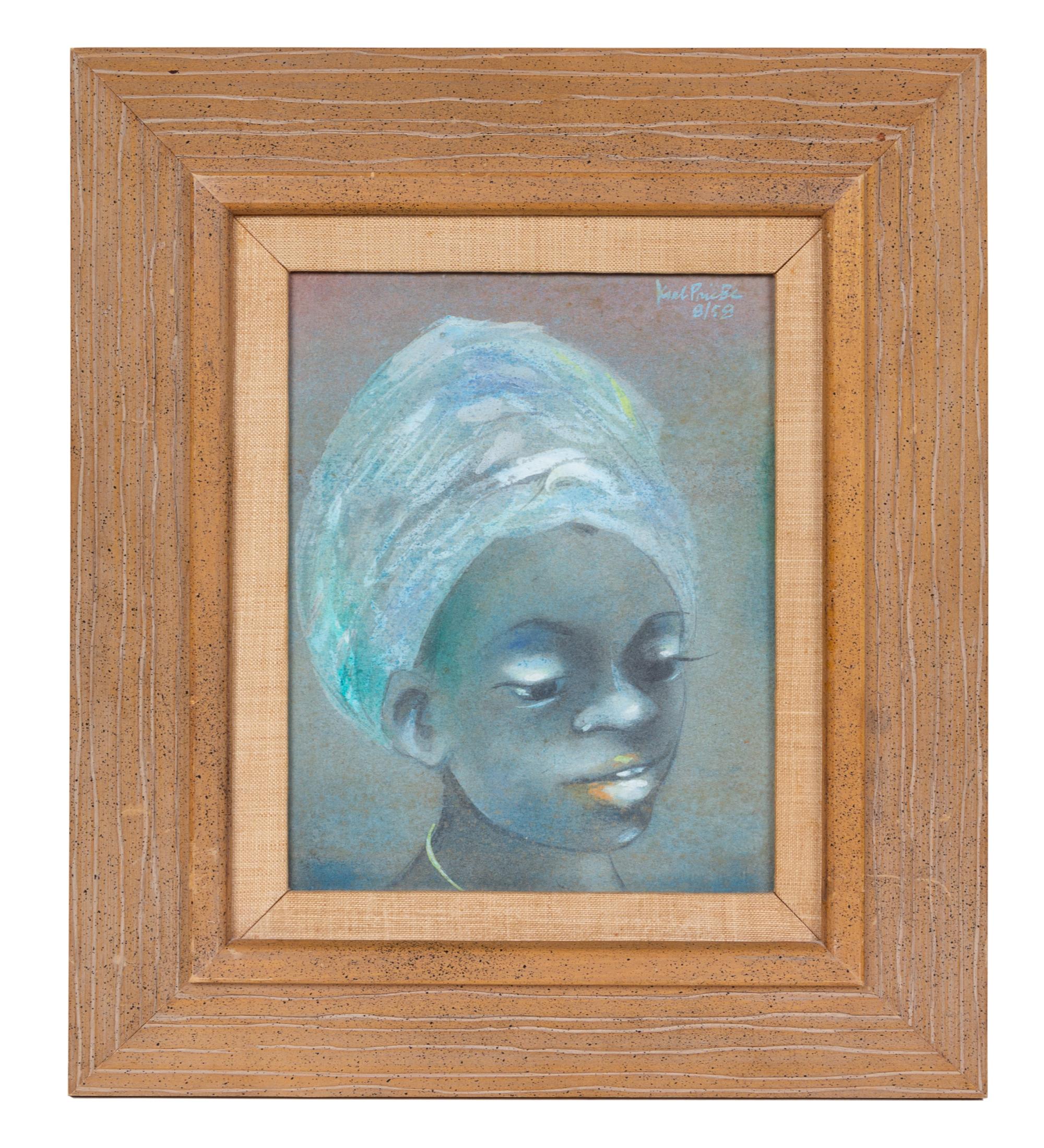 Karl Priebe (American, 1914-1976) Portrait of a Woman…