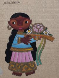 Jose Illa Desetvin, (Mexican, 20th century), Girls (two works)