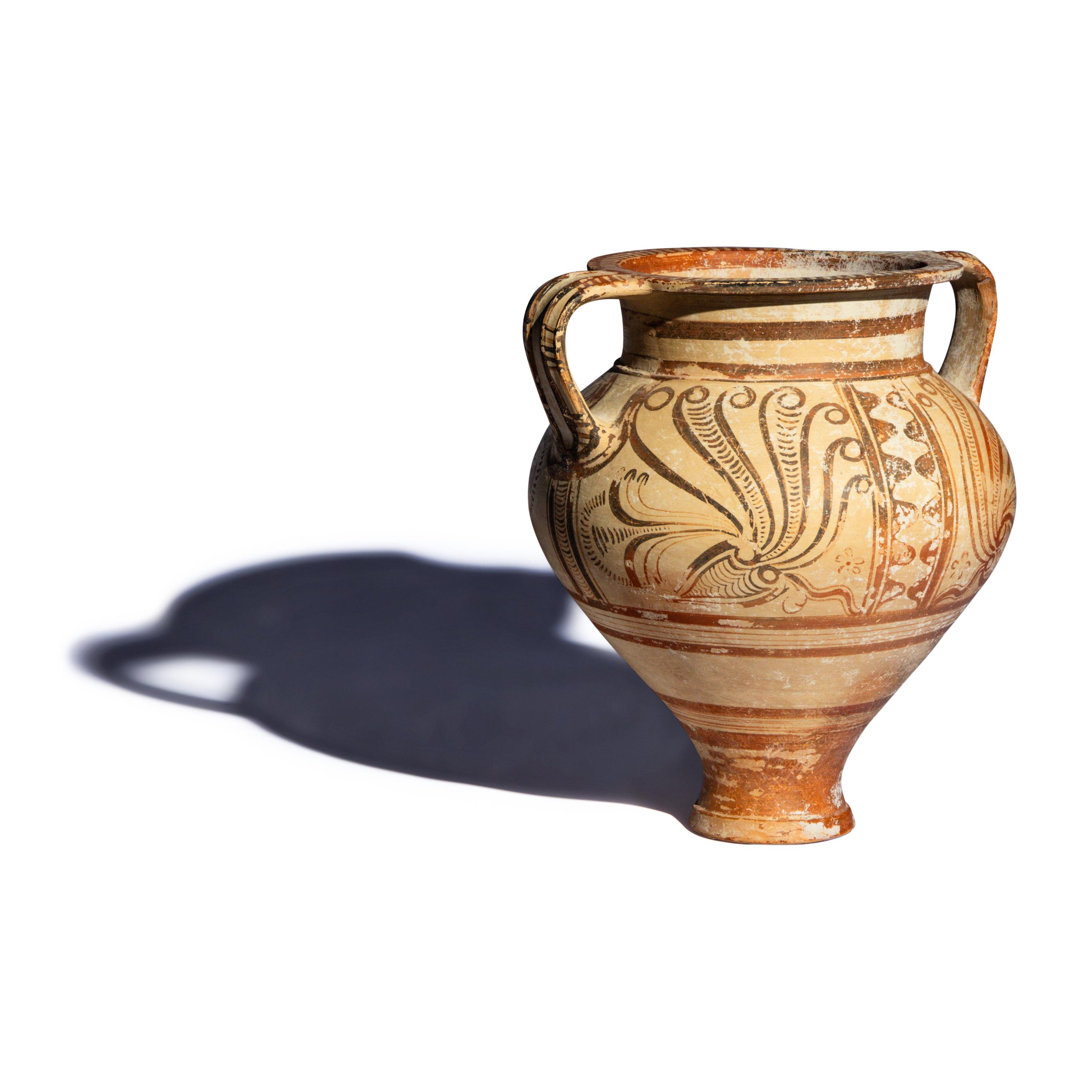 A Minoan Terracotta Amphoroid Krater