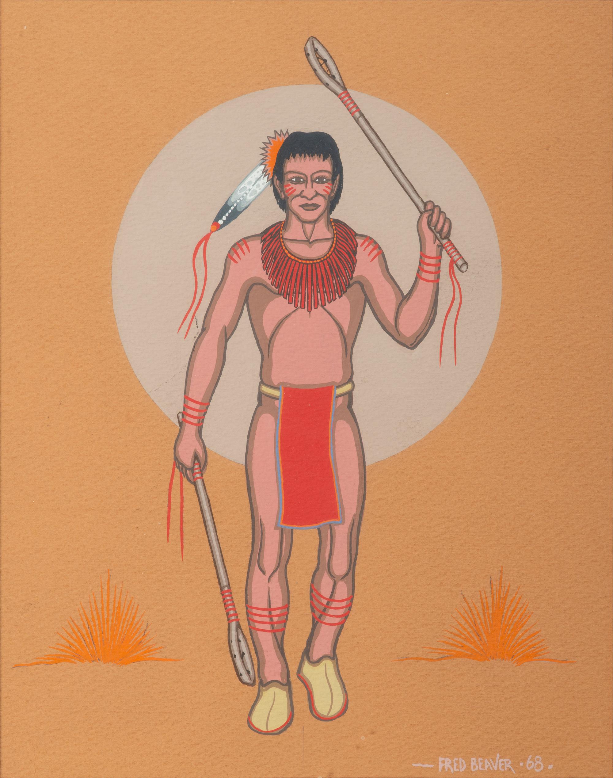 Creek Stick-Ball Player