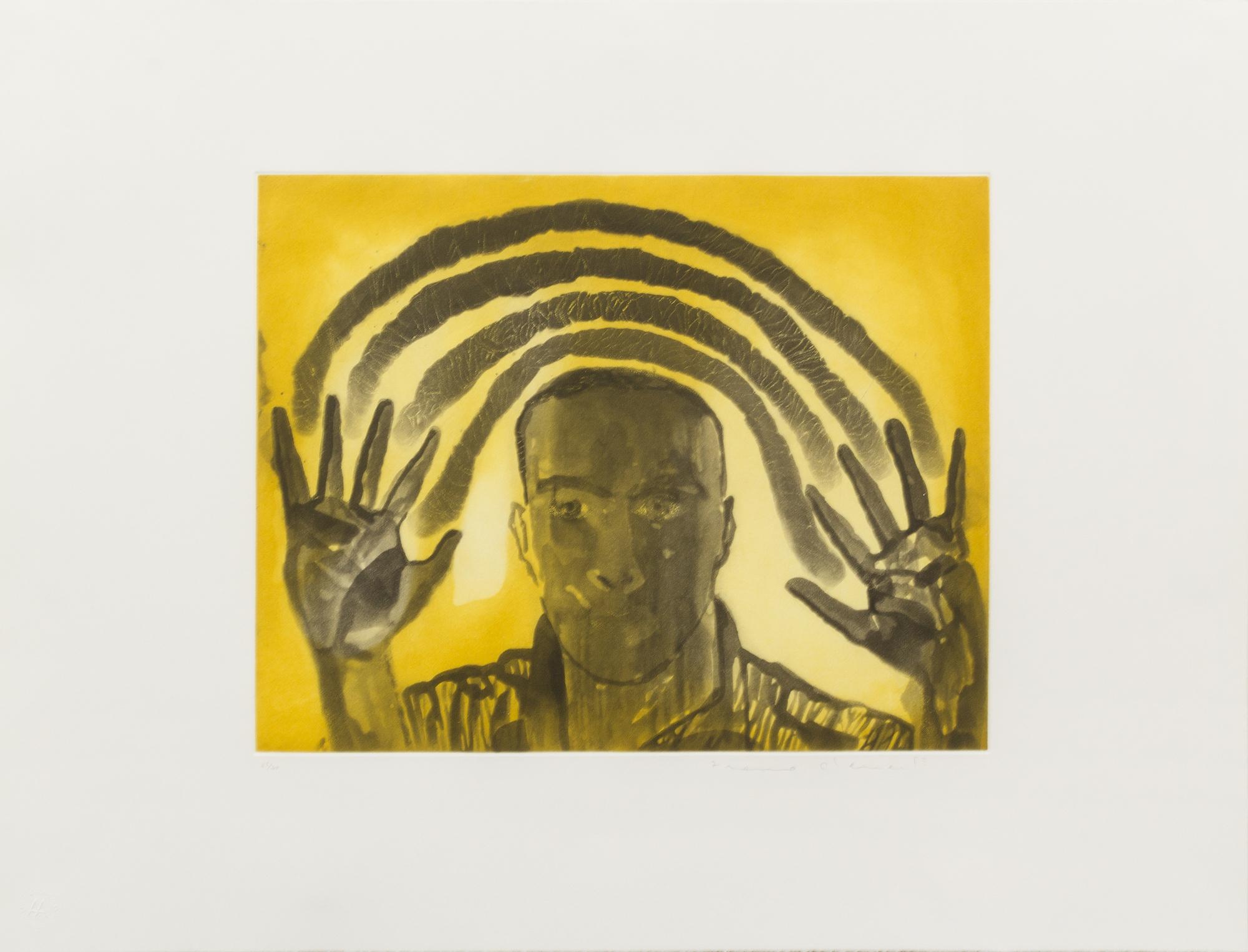 Francesco Clemente, (Italian, b.1952), Faith and Hope (two works)