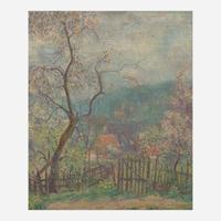 Manuel Azadigian (Armenian/American, 1901-1924) Spring in the Valley