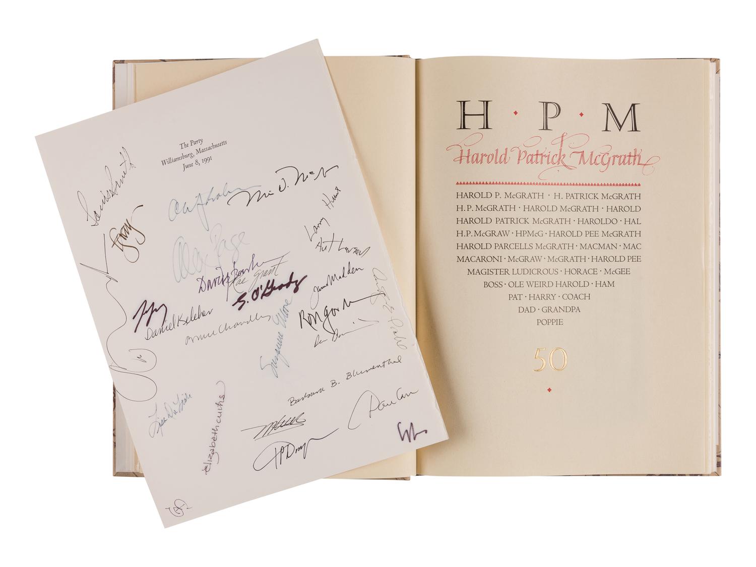 [CHELONIIDAE PRESS]. ROBINSON, Alan James. H.P.M. Harold Patrick McGrath . Easthampton, MA, 1991.
