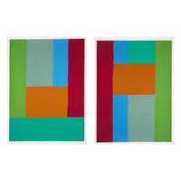 Dan Christensen (American, 1942–2007) — Chord Progression I and II (a pair of works)