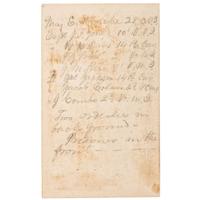 Civil War CDV of a military court with prisoner.