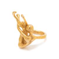JEAN MAHIE, HIGH KARAT GOLD FIGURAL RING