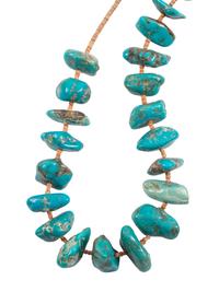 Navajo or Pueblo Turquoise Nugget Necklaces