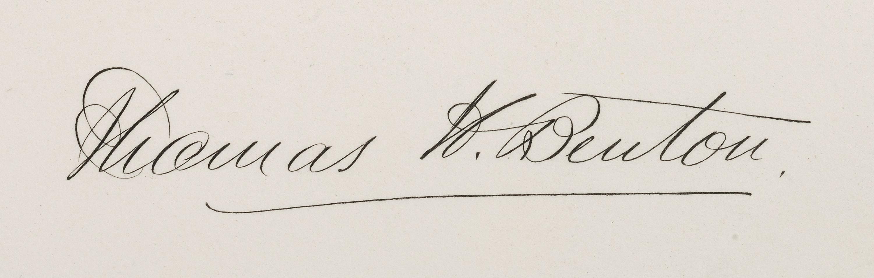 [AUTOGRAPHS]. Signatures of 19th-century American military and political figures.