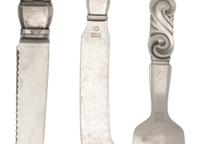 A Georg Jensen Silver Scroll Flatware Service