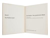 [NOLDE, Emil (1867-1956)]. SCHIEFLER, von Gustav. Emil Nolde: Das Graphische Werk. Band I: Die Radierungen; Band II: Holzschnitte und Lithographien. Cologne: Verlag M. DuMont Schauberg, 1967.