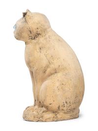 A Rare Molded Stoneware Cat