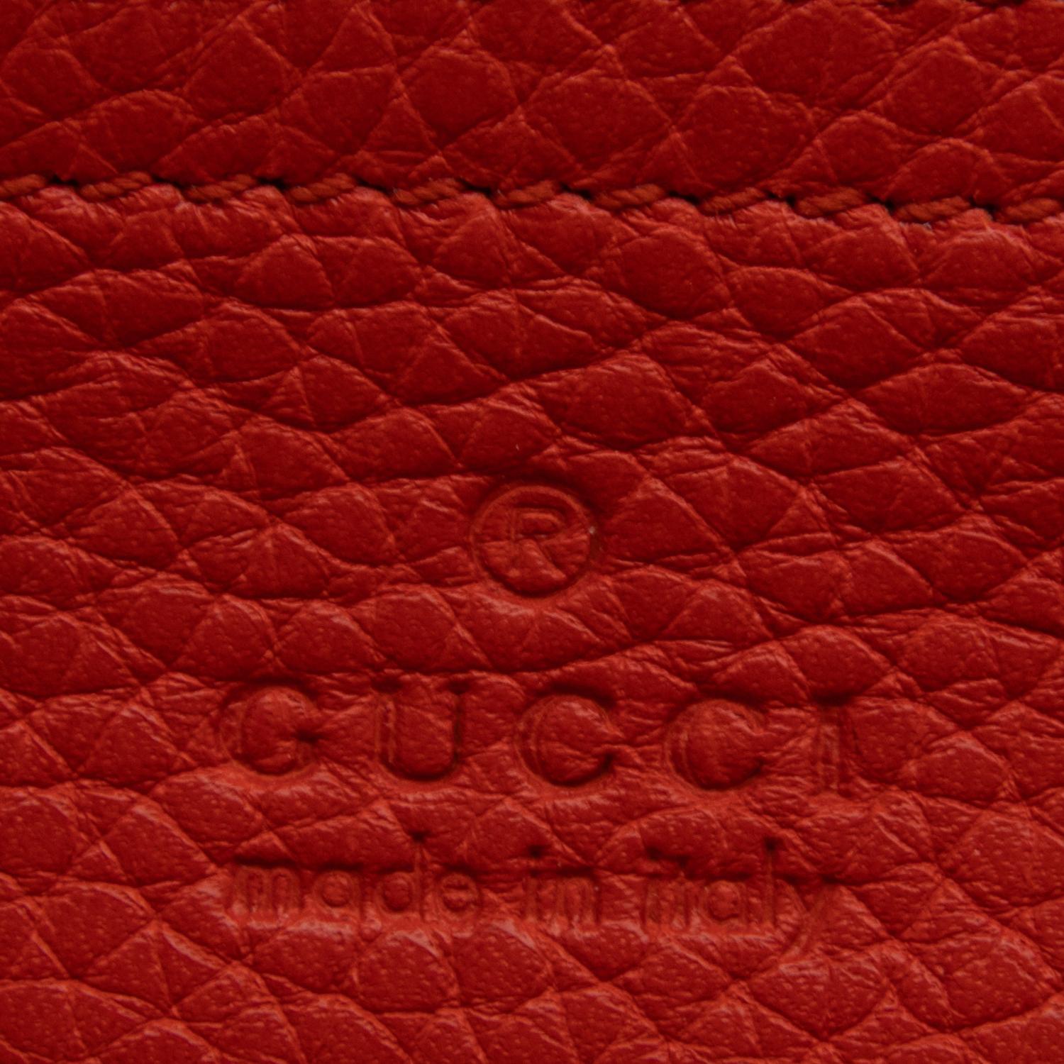 Gucci, Orange Leather Soho Flap Bag