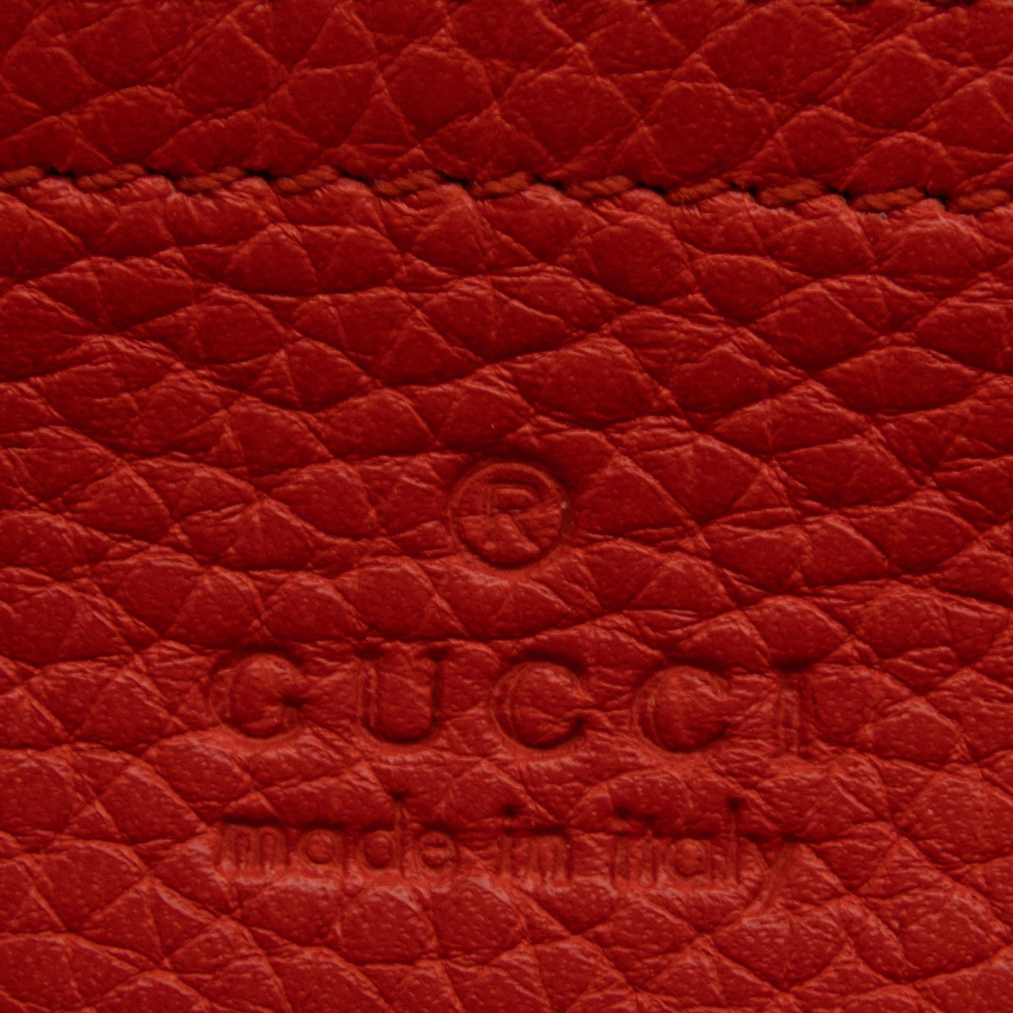 Gucci, Orange Leather Soho Flap Bag