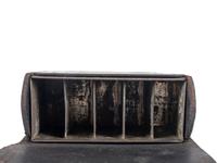 [CIVIL WAR]. Cartridge box with tins, possibly Confederate.