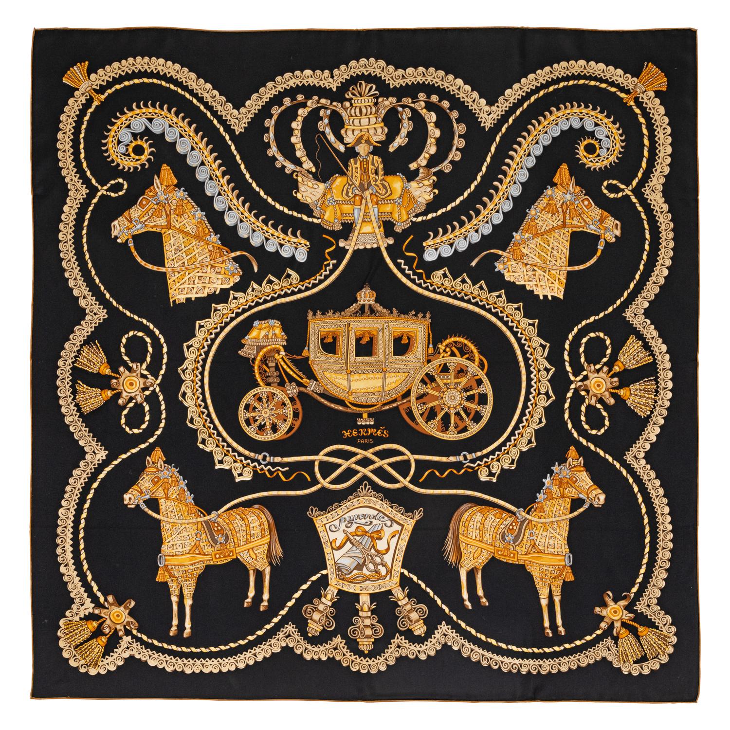 Hermès 90cm Silk Scarf