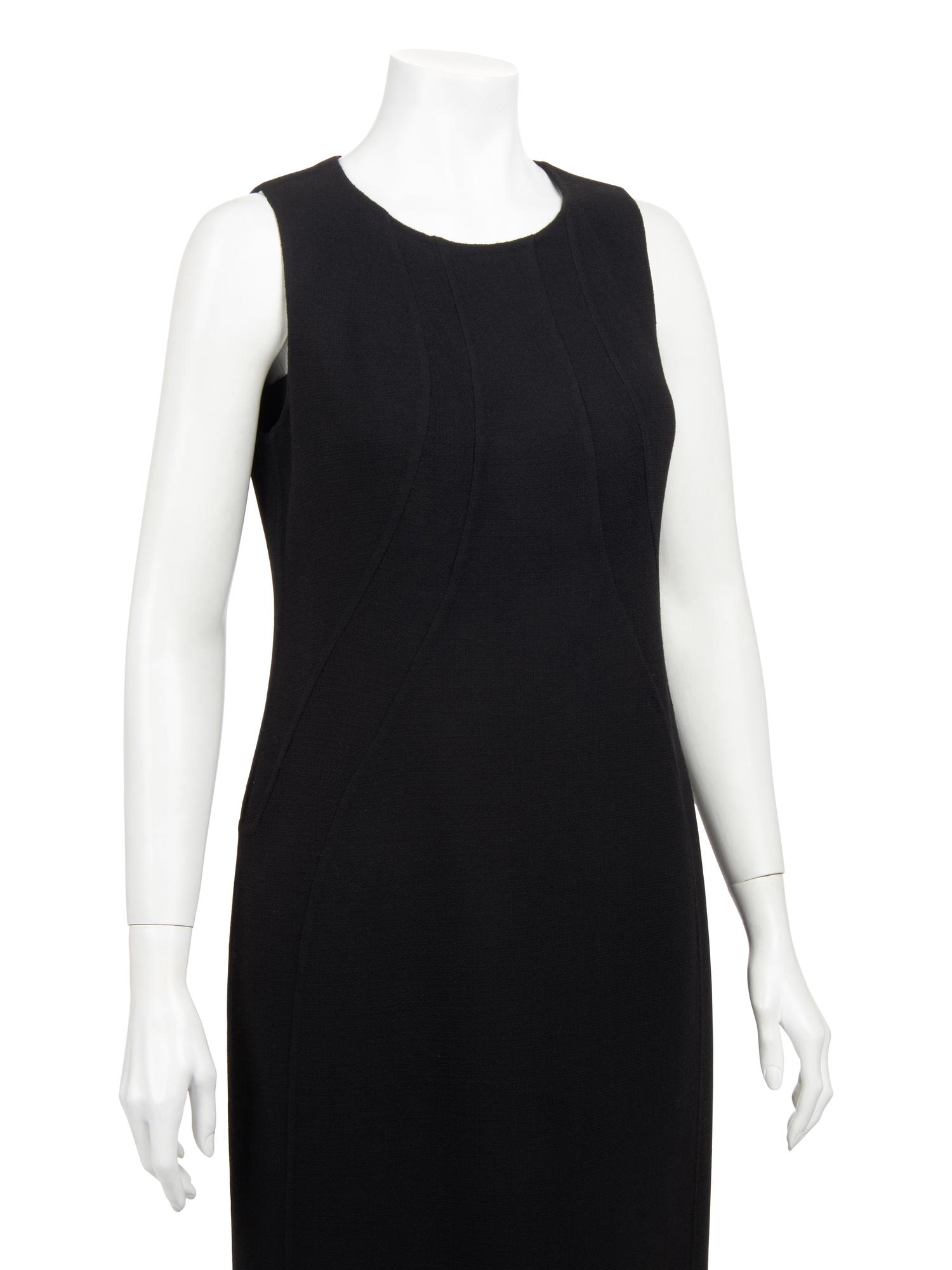 Ralph Rucci Wool Sleeveless Sheath Dress