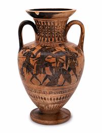 An Attic Black-Figured Neck-Amphora