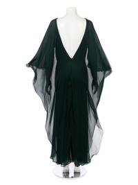 Halston Crepe Chiffon Evening Dress, 1970s