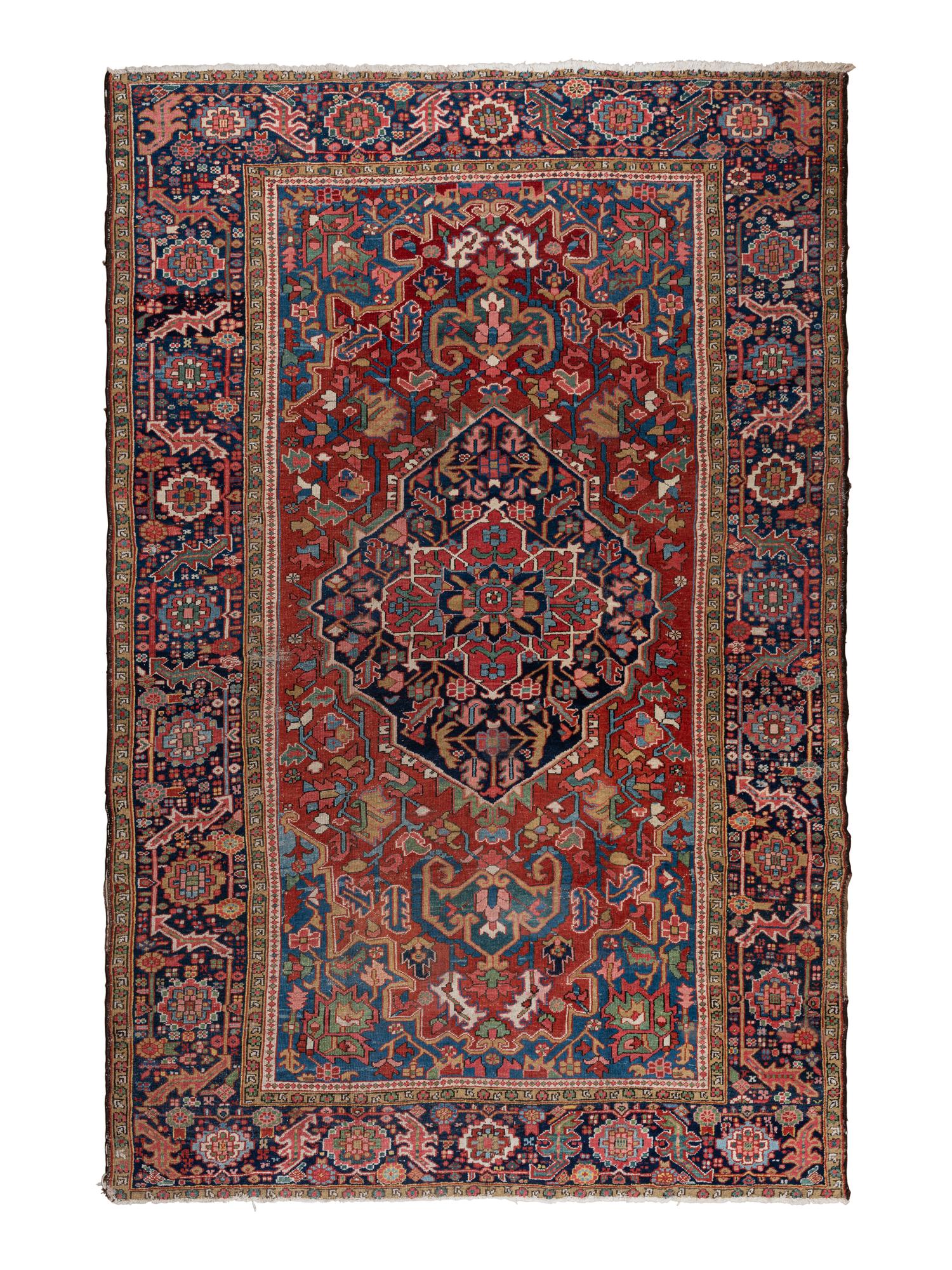 A Heriz Wool Rug